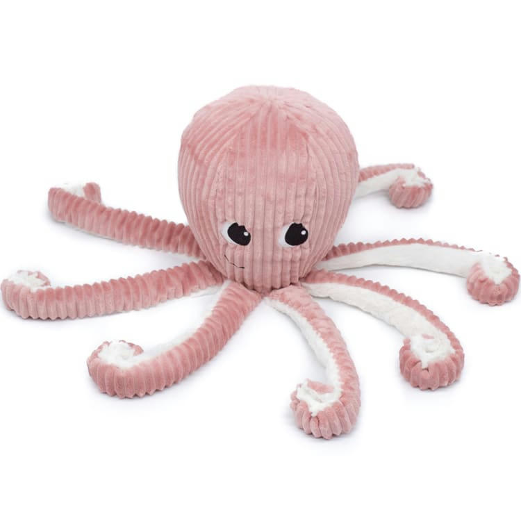 - Peluche Filou la pieuvre maman et bébé Les Ptipotos rose