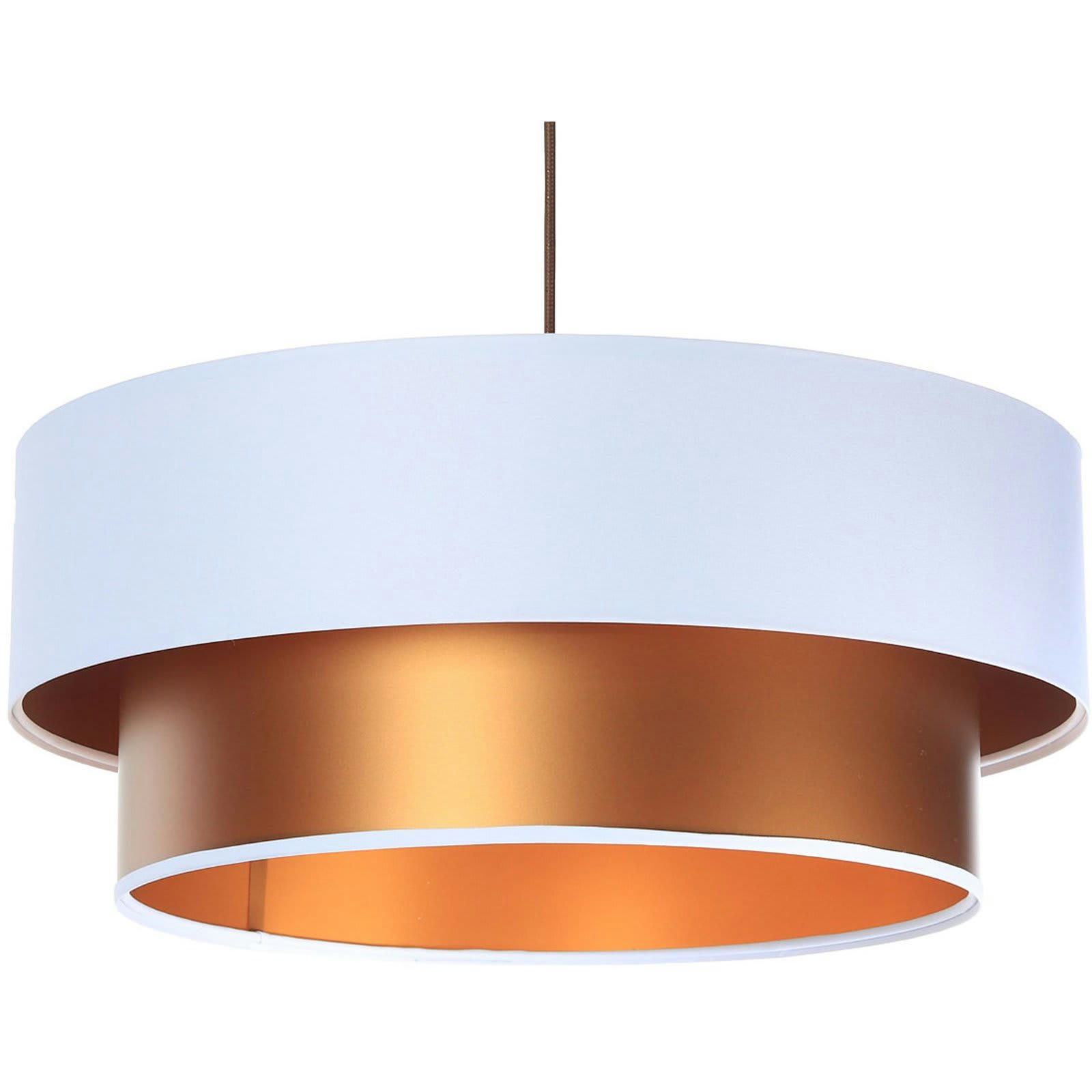 DUO ÉLÉGANT - Suspension Tissu Blanc