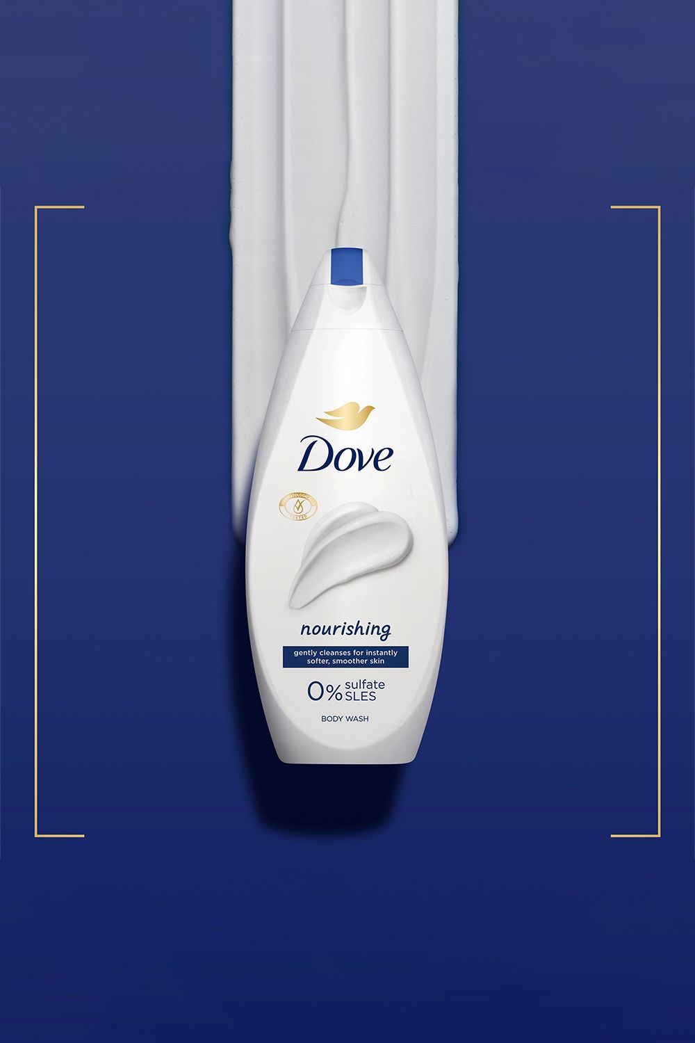 Dove Hydrate 'Body Wash' 0% Sulfate SLES, 450ml, 6 Pack