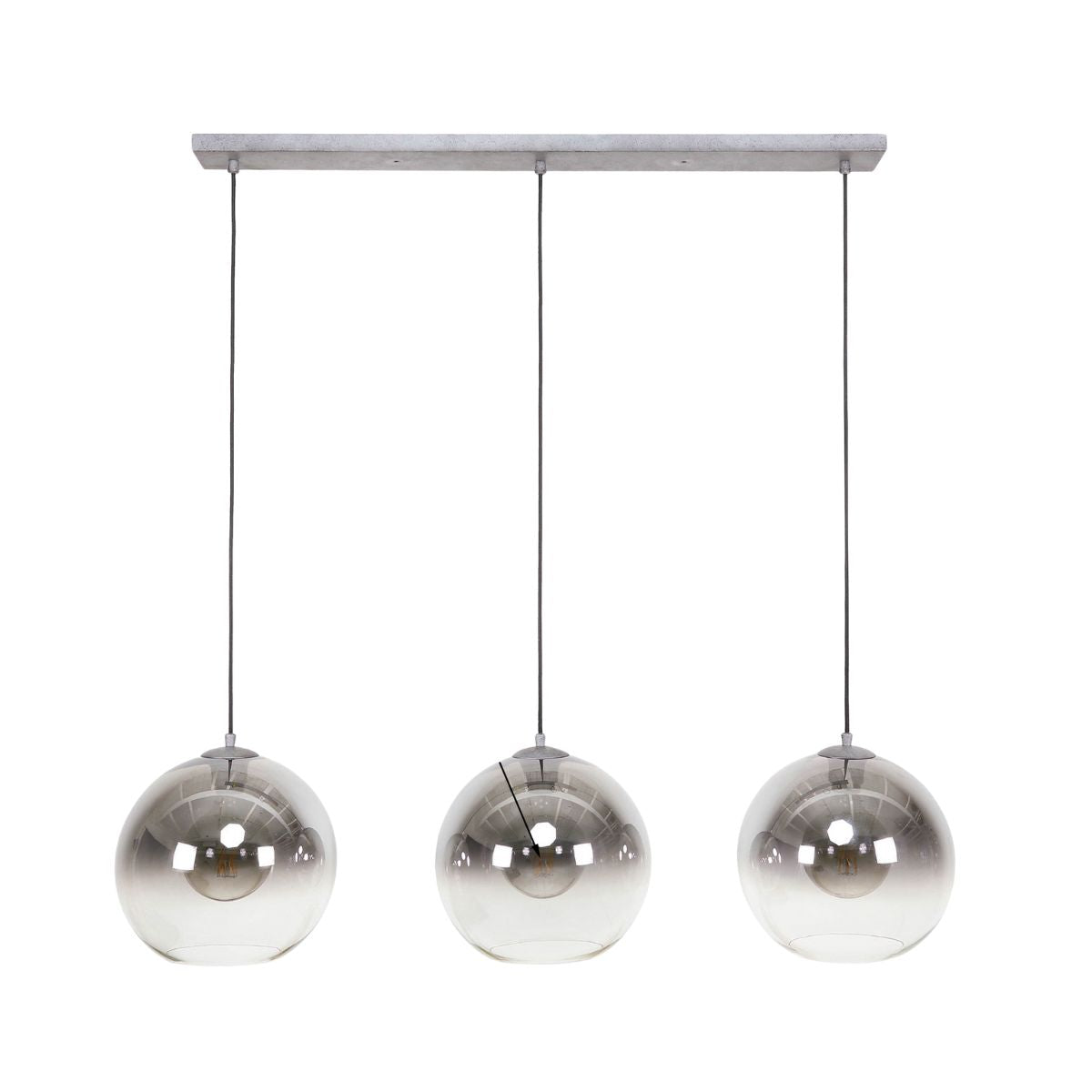 Giga Meubel Hanglamp Bubble Shaded - Glas - 3-Lichts - 30x115x150cm