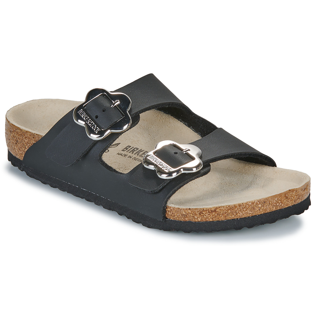 BIRKENSTOCK - Arizona Kids Flower Buckle BF Black - Black