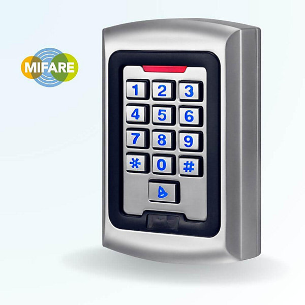 Kit de contrôle d'accès autonome code et badge s5 - utilisation extérieure ip65