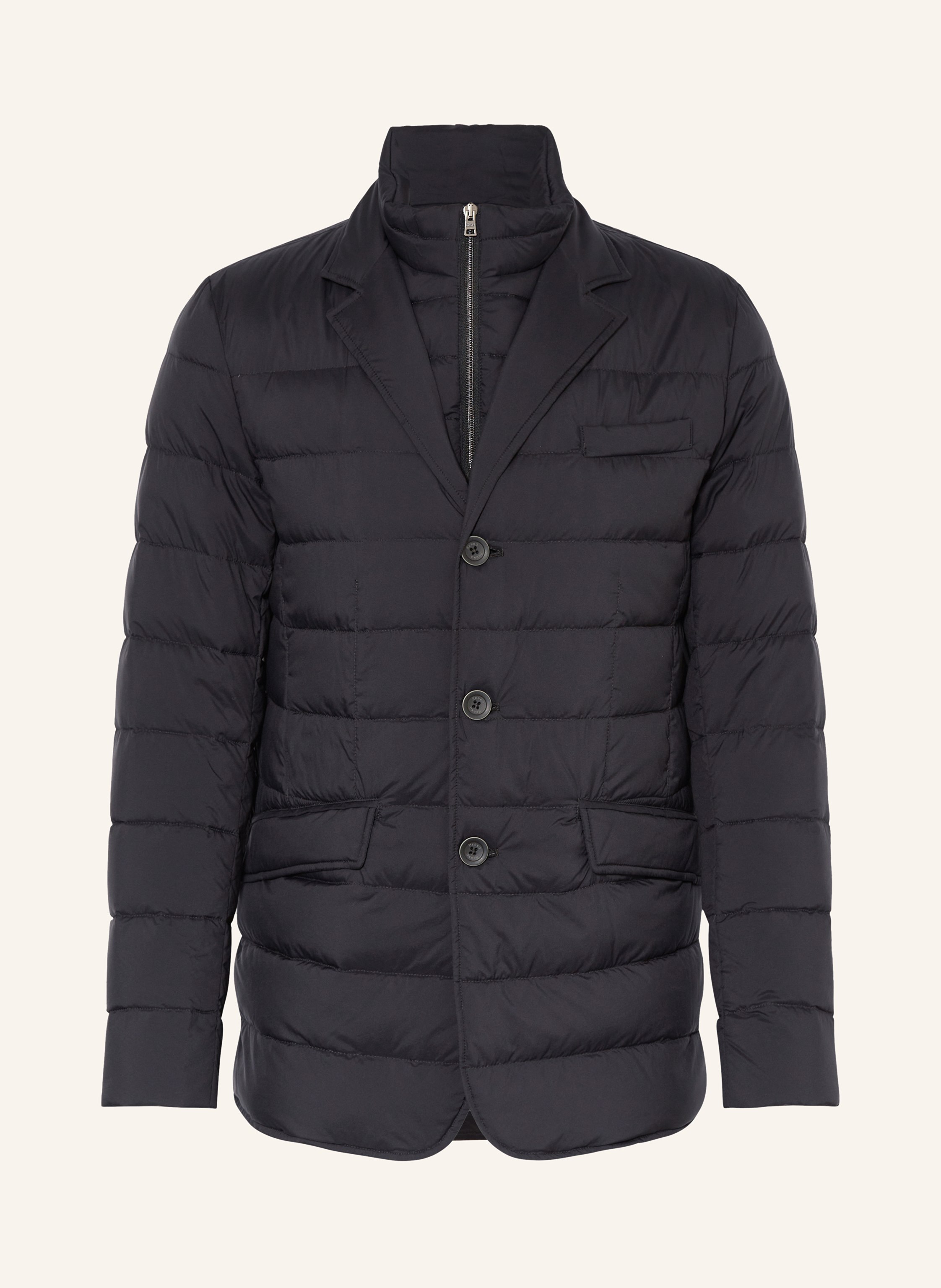 HERNO Lightweight-Daunenjacke mit herausnehmbarer Blende