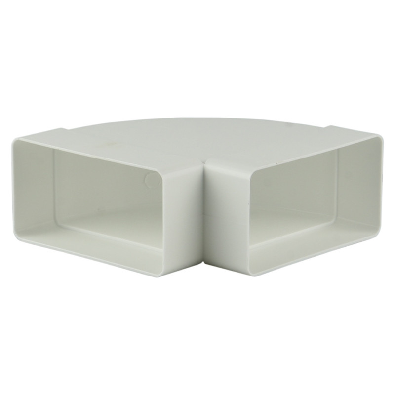 Raccord en PVC horizontal blanc 145 x 145 x 58 mm RENSON