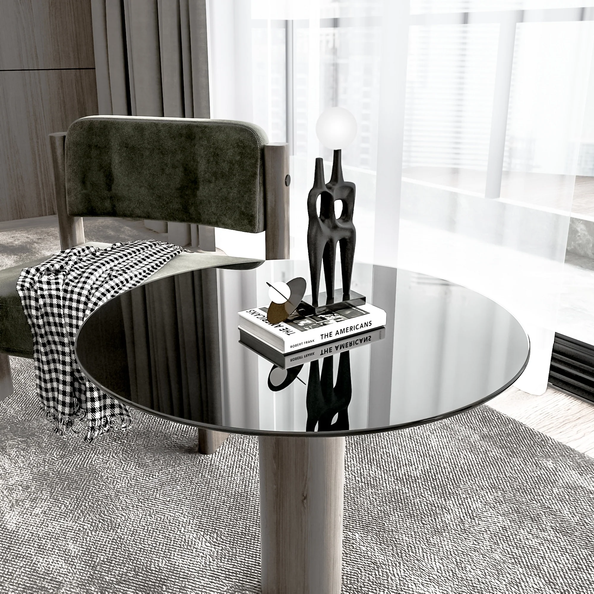 30-inch Round Tempered Glass Table -Table Top Only - 30.00 x 30.00 x 0.24