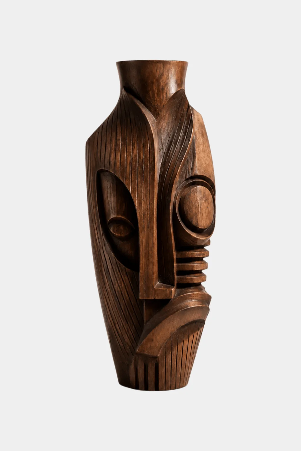 Vase Wood Sculpture #WG102