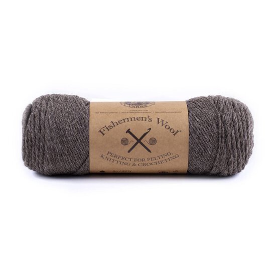 Lion Brand Brown Heather Fishermen’s Wool 227g