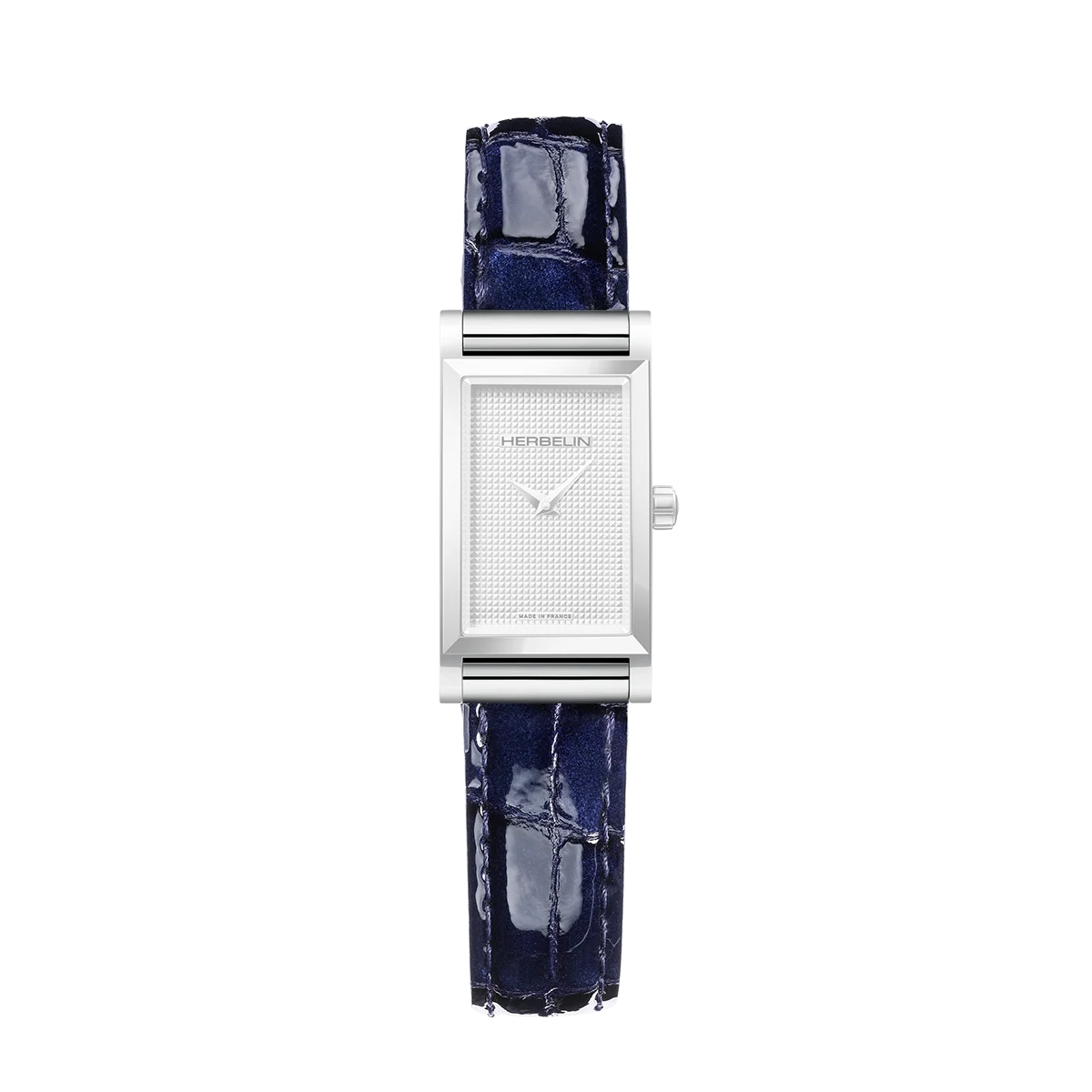 ANTARÈS – BRACELET SIMPLE – BLEU CROCO LAQUÉ