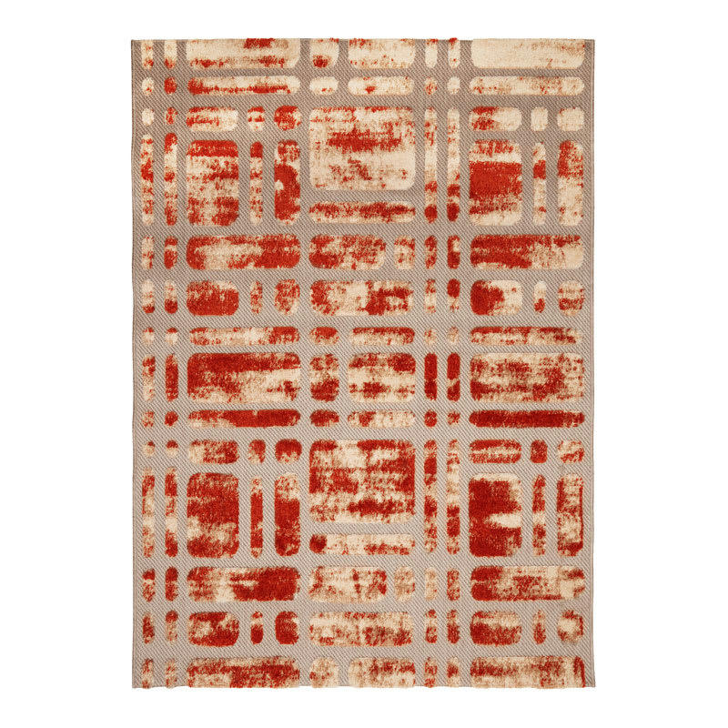DEHORS-DEDANS - Tapis pour intérieur-extérieur beige et terra 160x230