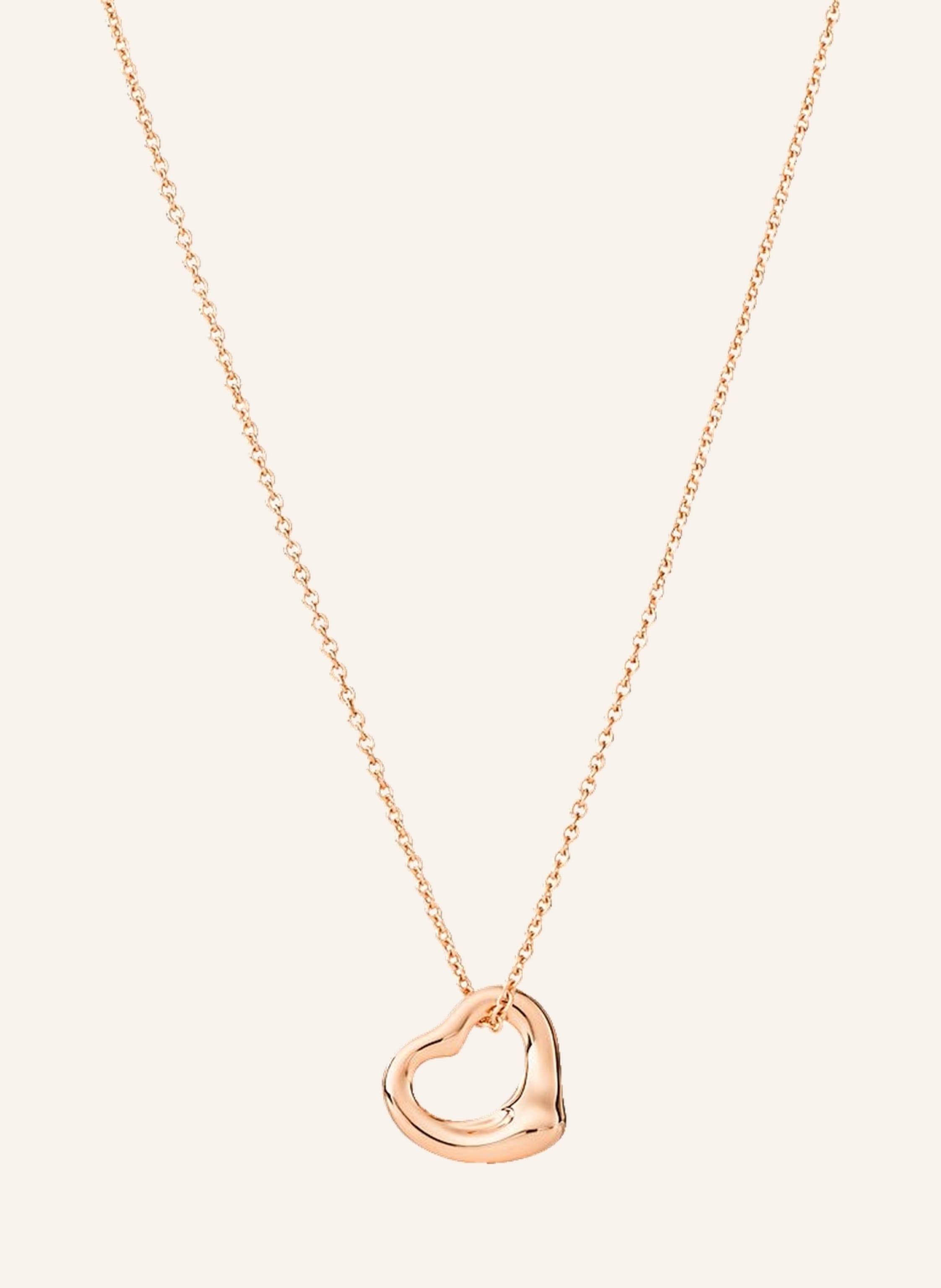 TIFFANY & Co. Halskette ELSA PERETTI® OPEN HEART aus 18 Karat Roségold