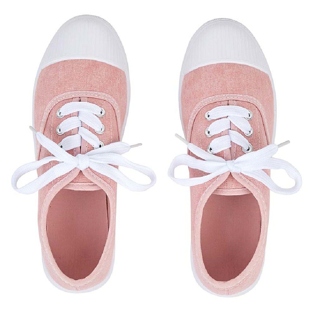 Tennis en toile rose T37