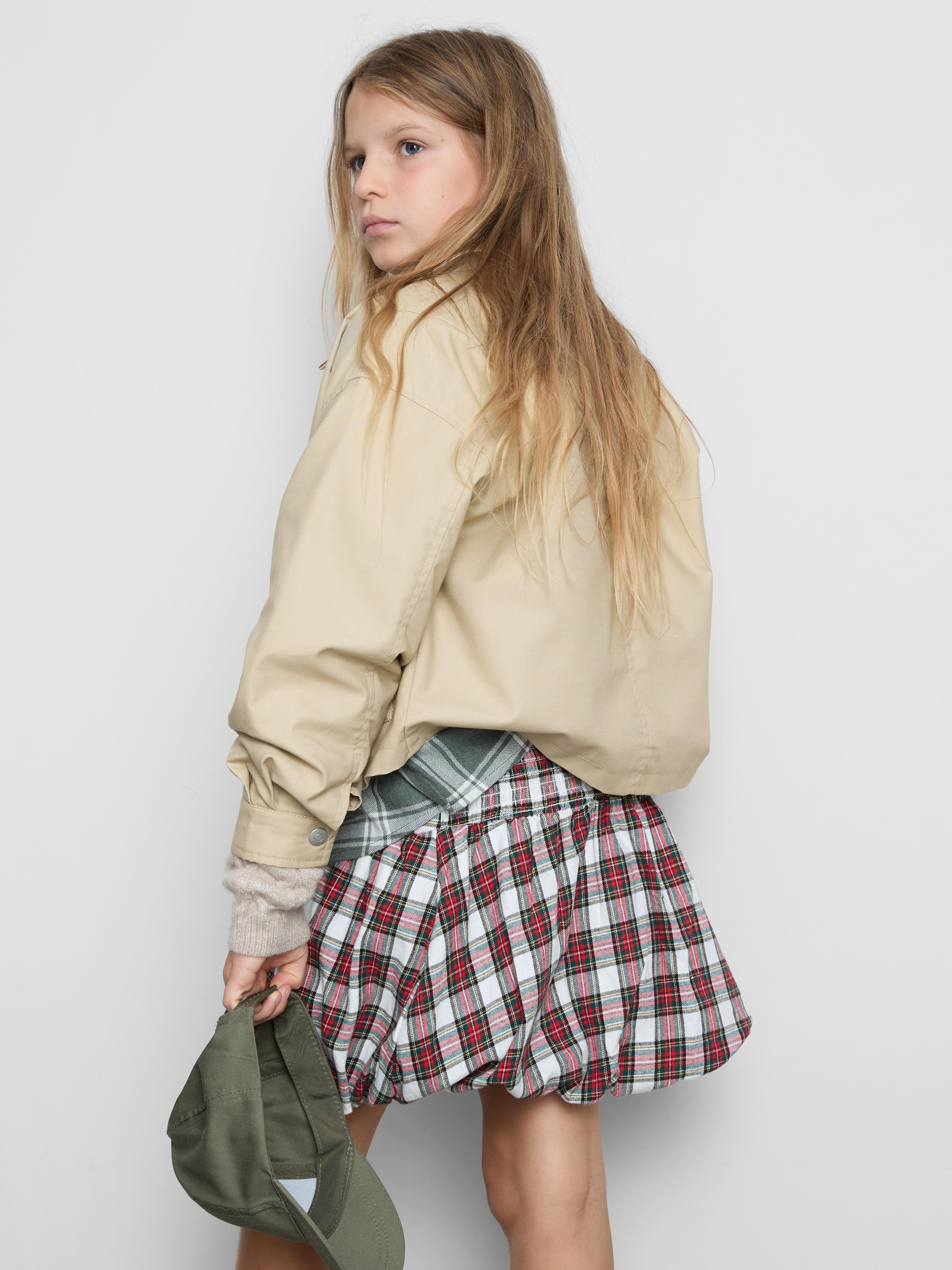 7-15yrs | Tartan Check Bubble Skirt