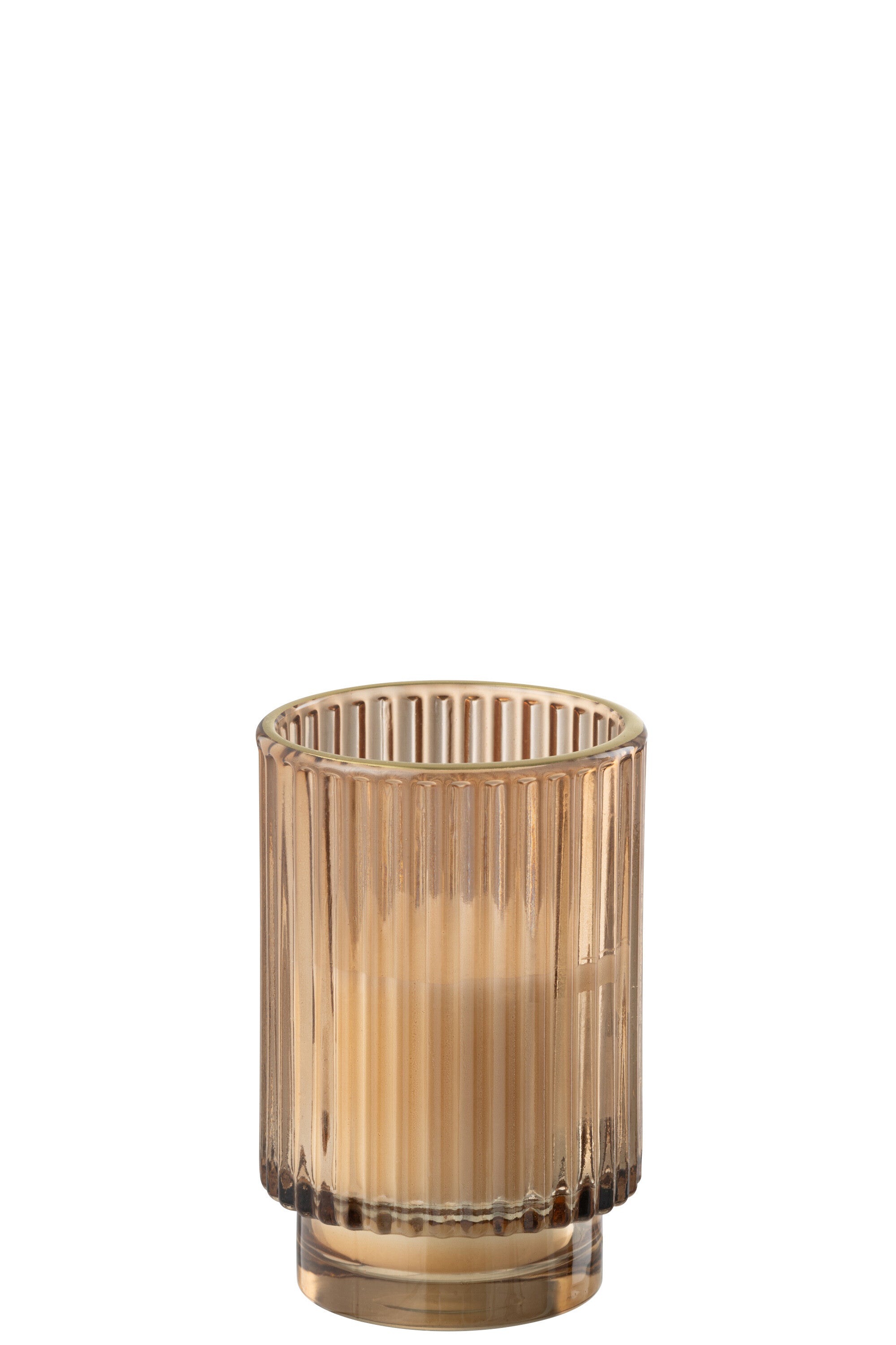 J-Line geurkaars Nordic Vetiver - lichtbruin - large - 30U