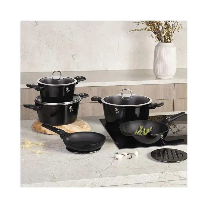 Kochtopf 10-teilig Black Vantage Collection