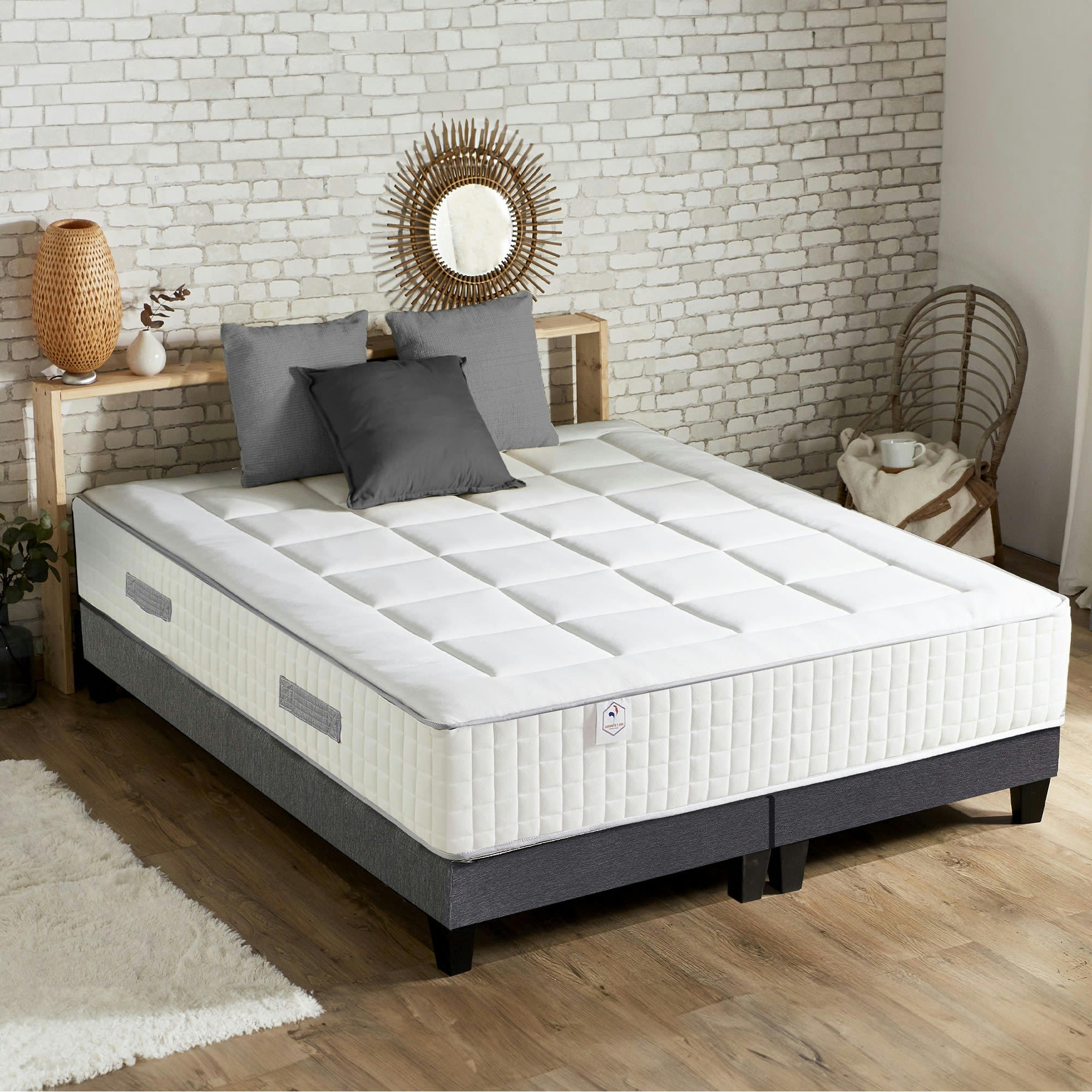 BELLAGIO - Matelas ressort 7 zones mémoire de forme 160x200