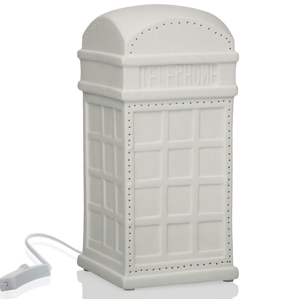 CABINE - Lampe à poser cabine téléphonique