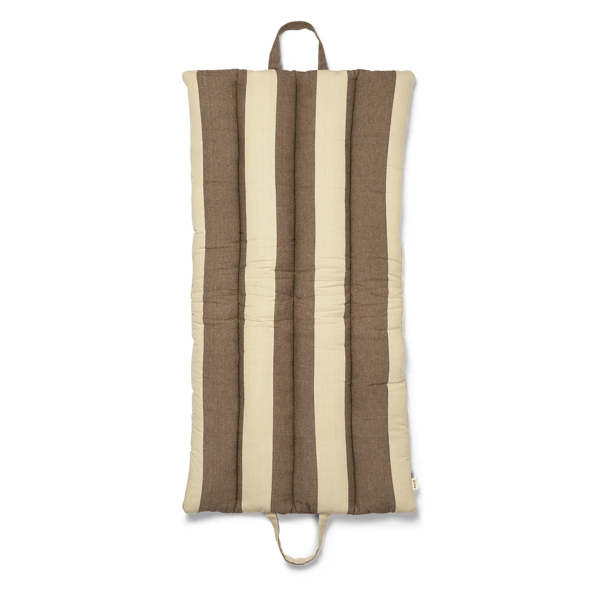 Ferm Living - Strand Faltmatte, braun / beige