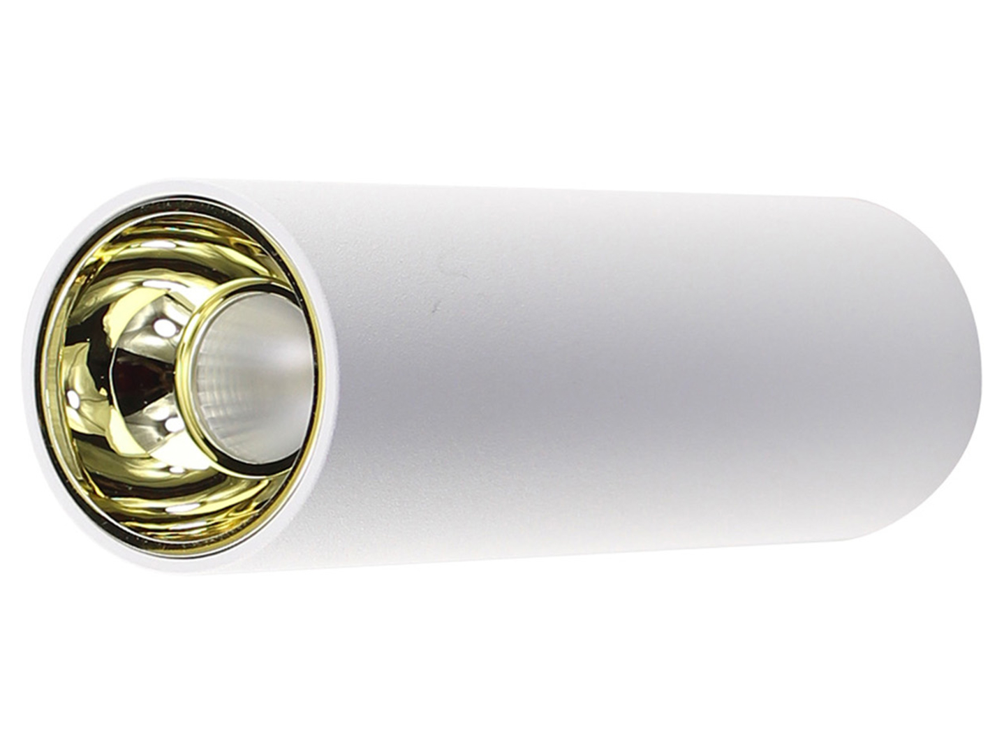 Plafon Alx LED aluminiowy biało-złoty