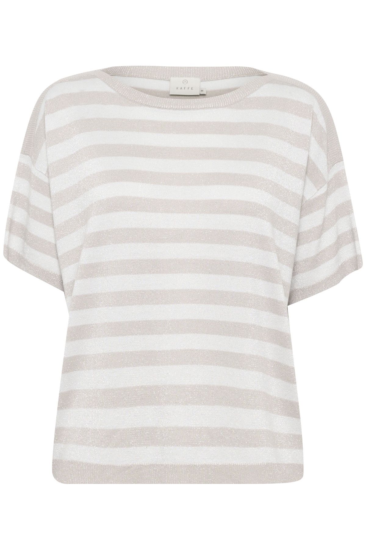 Kaffe KAregina Striped Short Sleeve Pullover