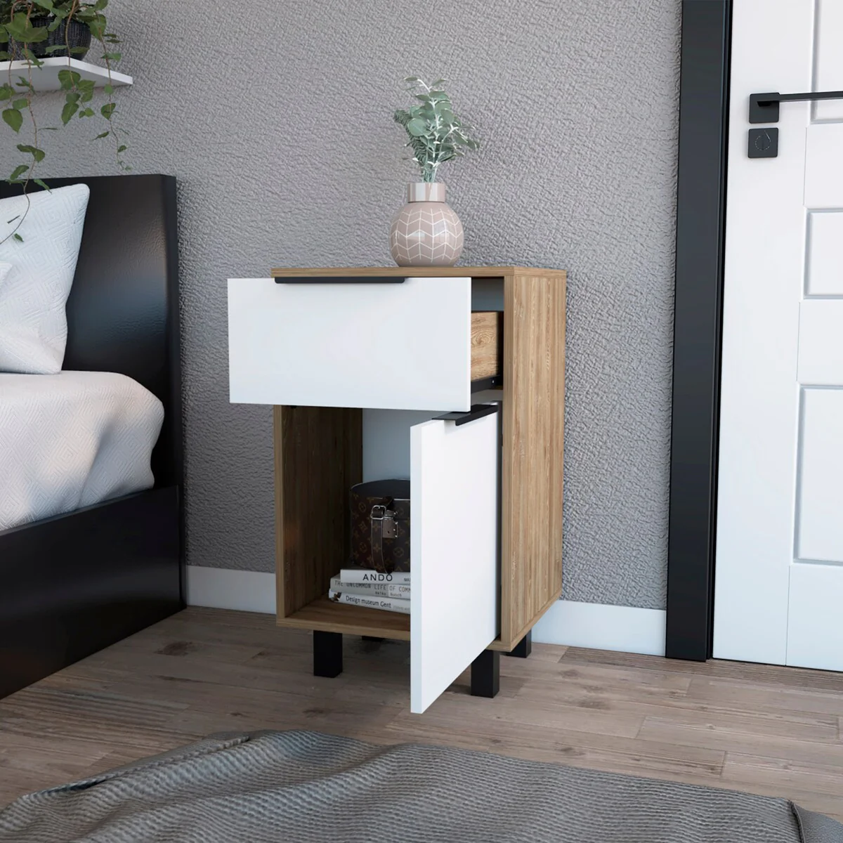 Osbourne 1-Drawer Nightstand