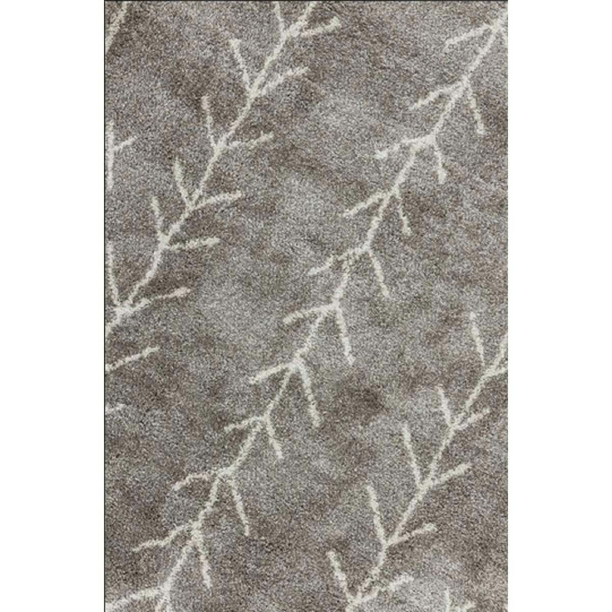 DIKO - Tapis style berbère en Polypropylène Gris foncé 200x290 cm