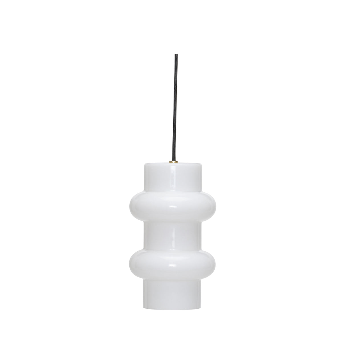 Hübsch hanglamp Pilule - glas/ijzer - ø15xh25cm