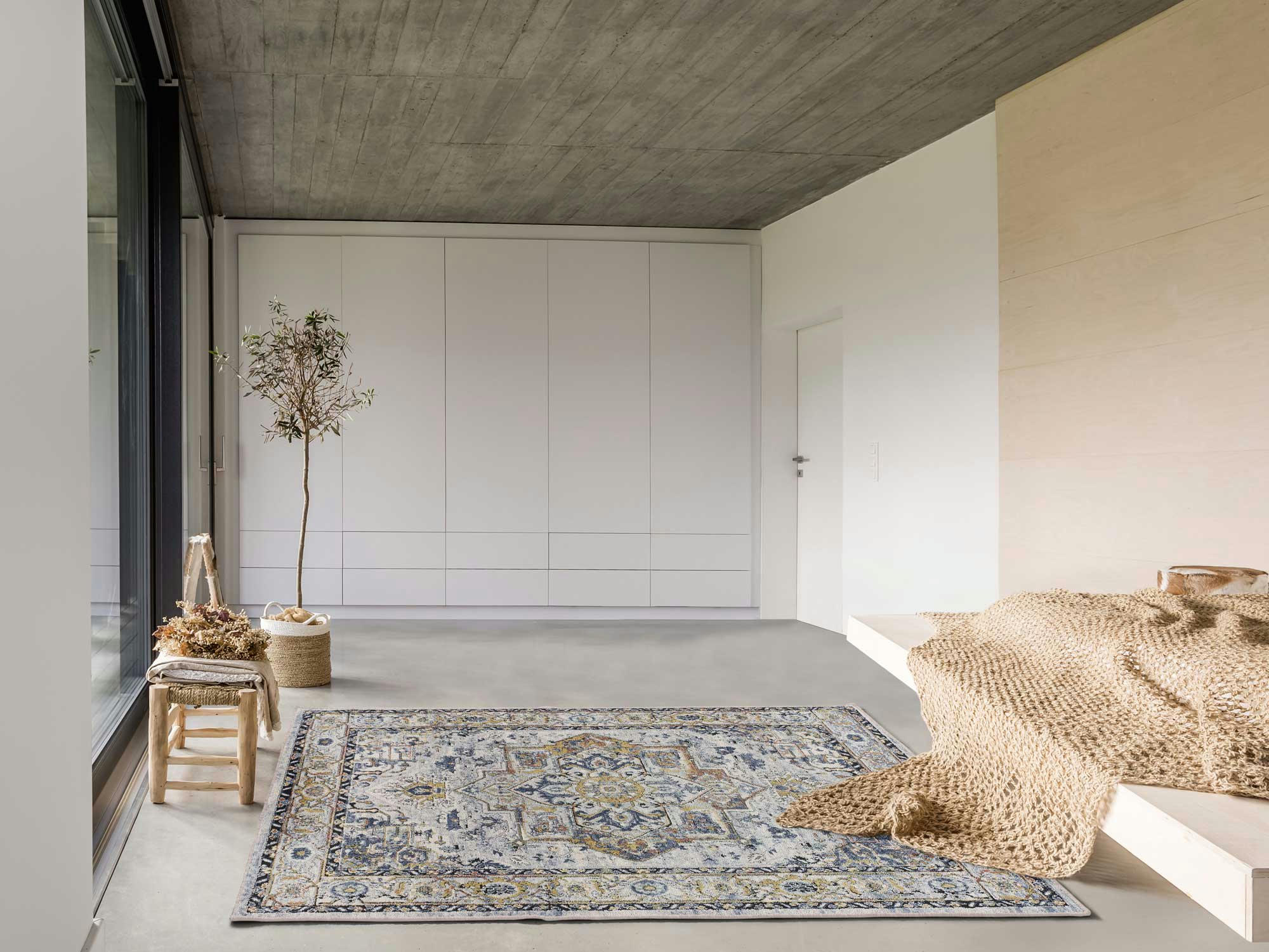 MABEL - Tapis vintage en gris, 160X230 cm