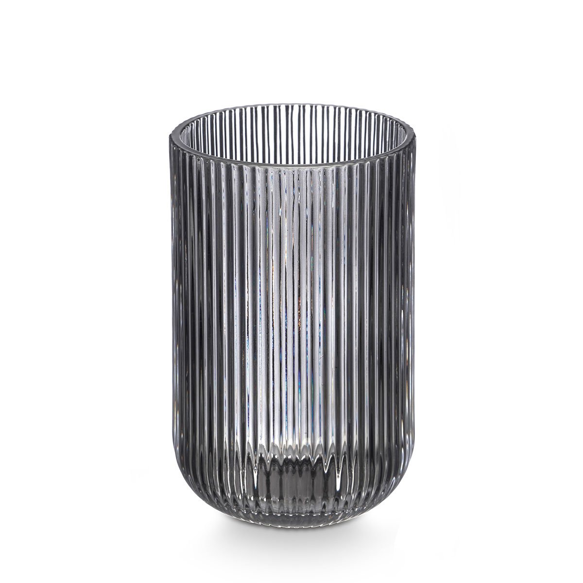 Copo de água RISCAS cinza em vidro 43cl