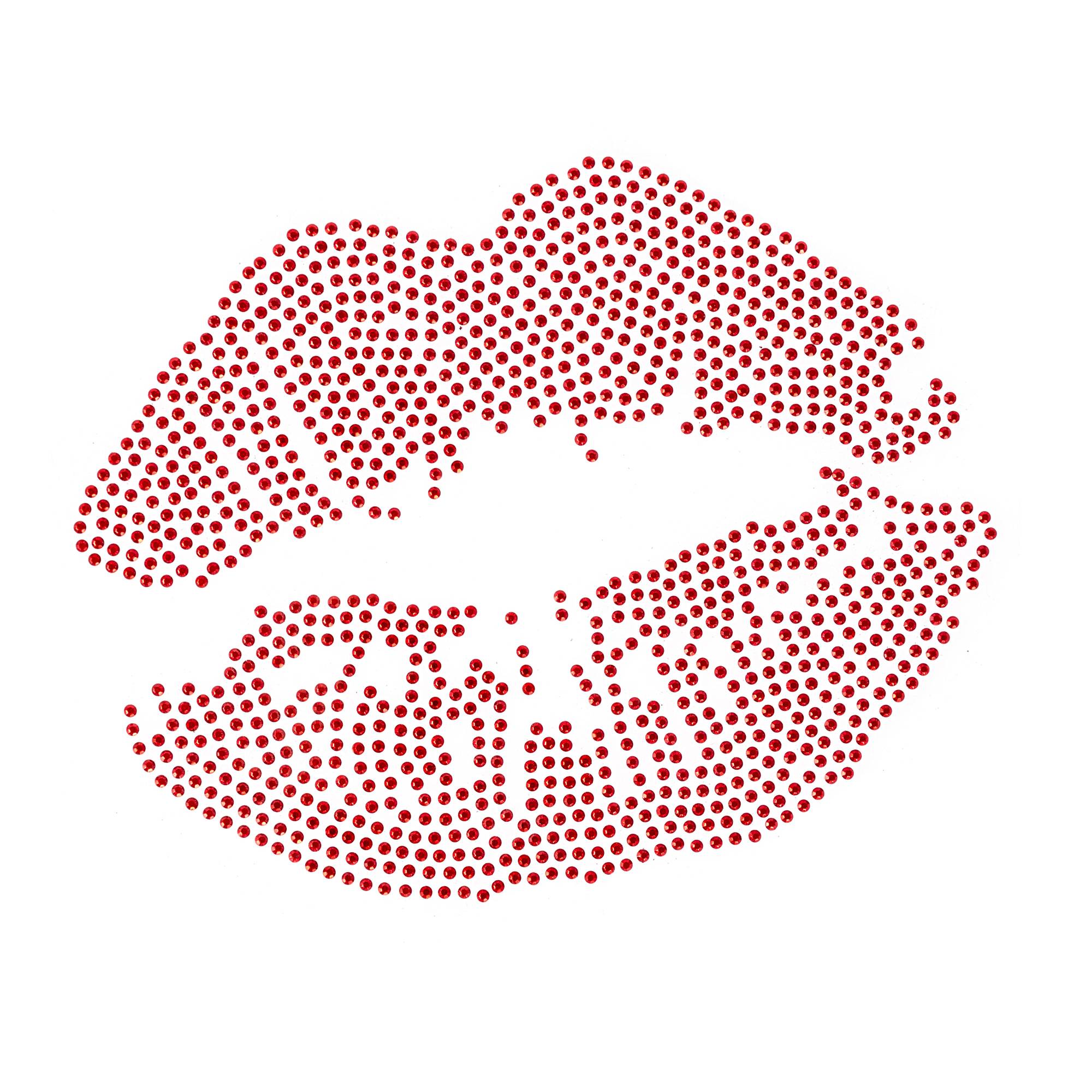 Lips Iron-On Gems