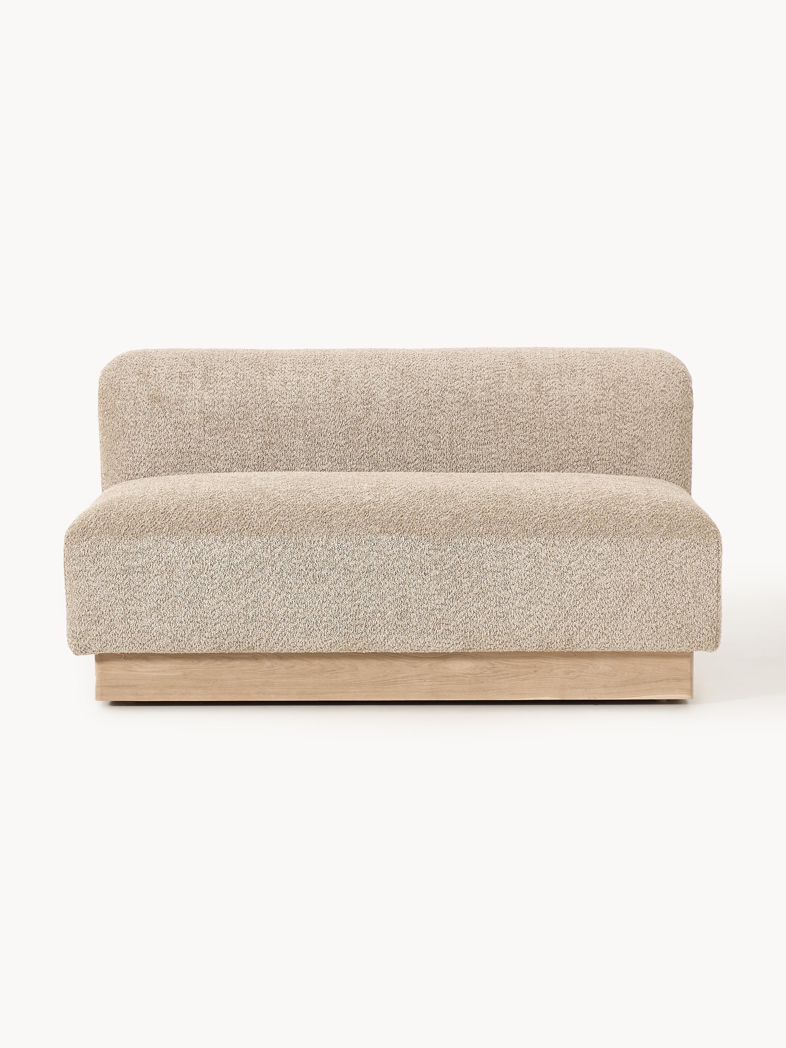 Sofa Natalie (2-Sitzer) aus Teddy-Bouclé