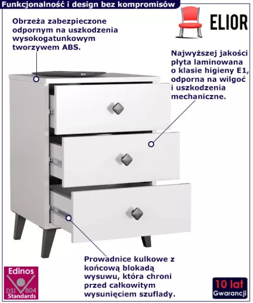 Nowoczesna komoda z szufladami - Joska