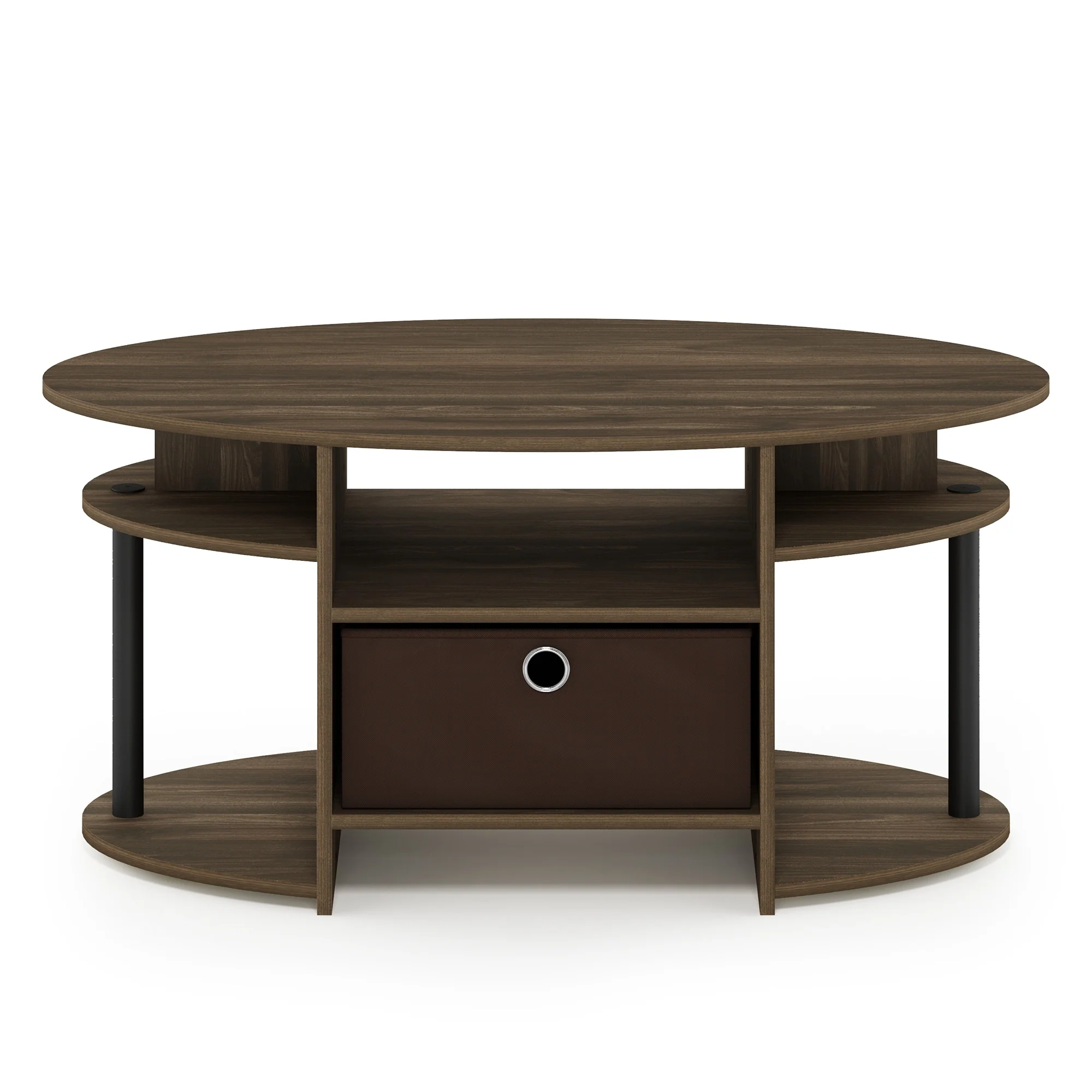 FURINNO JAYA Simple Design Oval Coffee Table