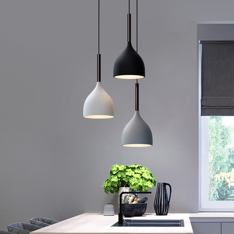 Lampa sufitowa metalowa klosz