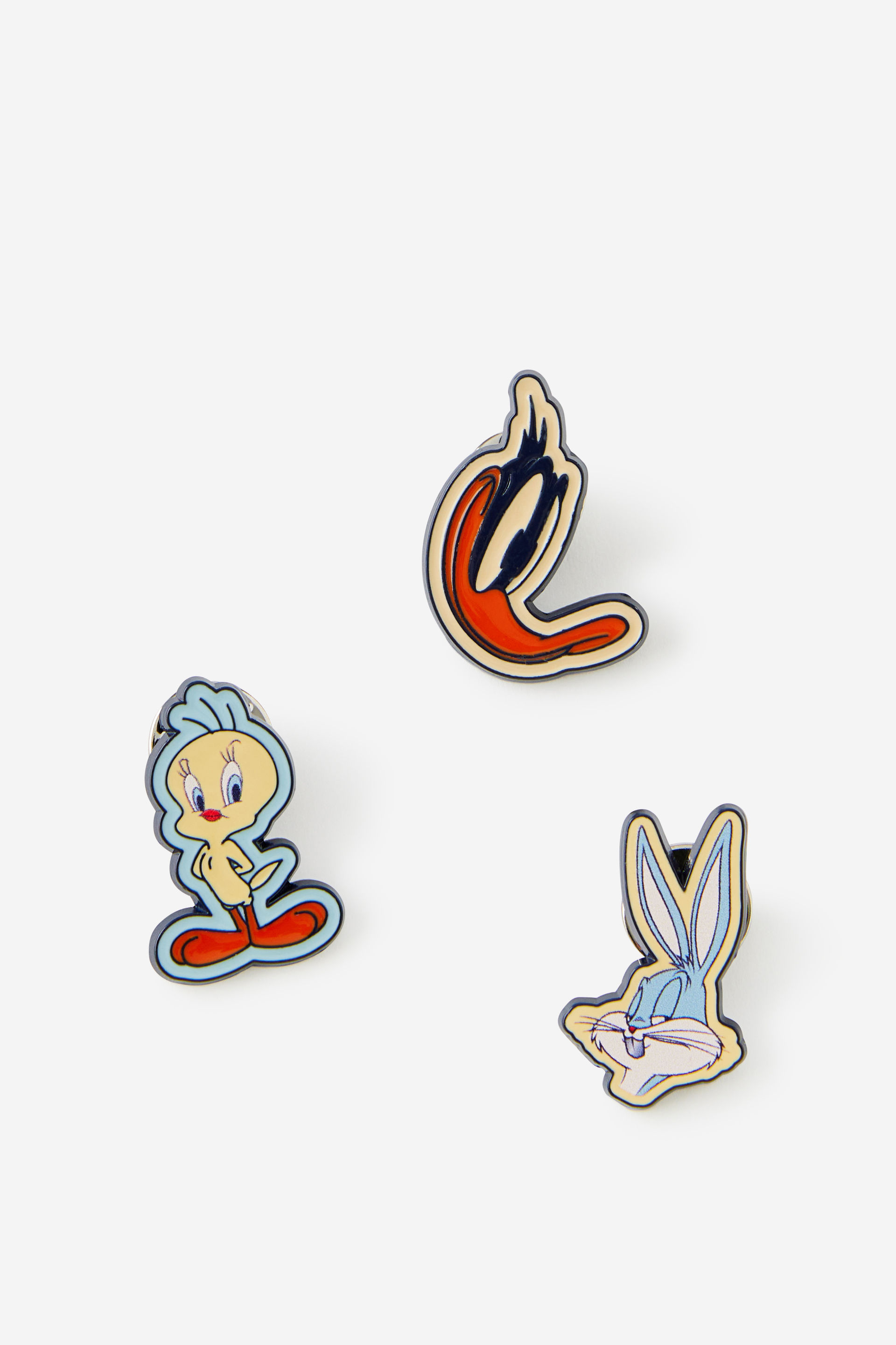 Looney Tunes Enamel Pins 3pk