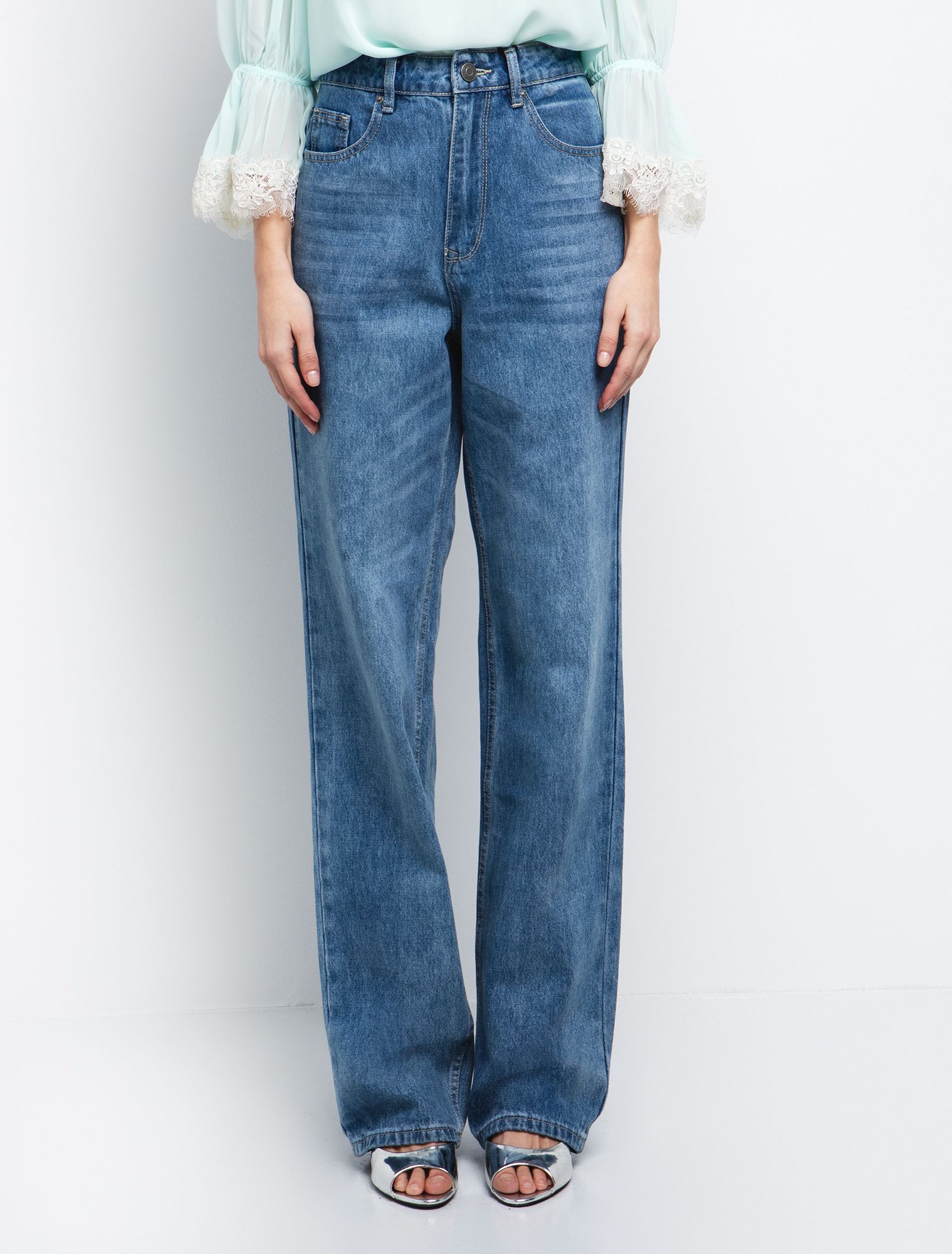Ψηλόμεσο τζιν straight leg