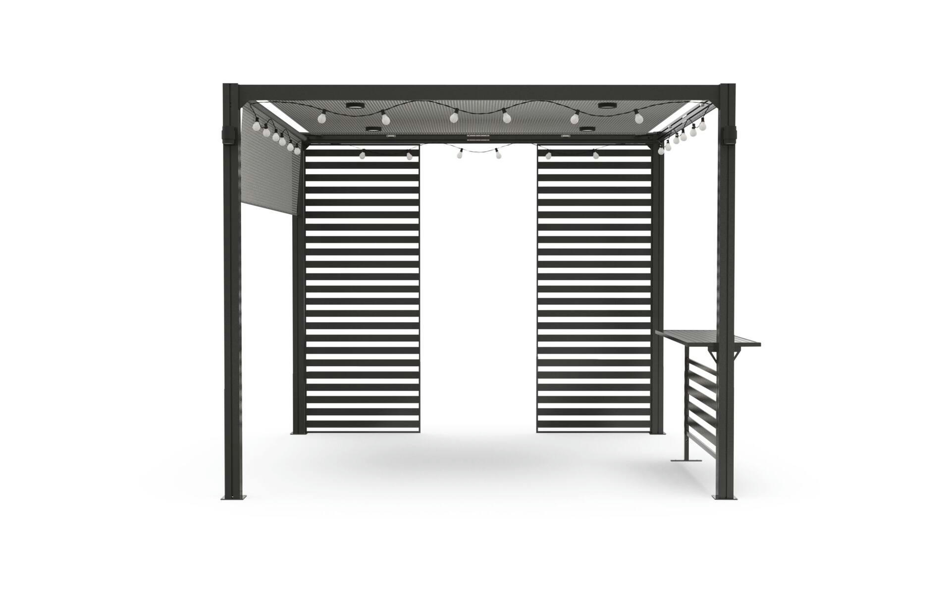 CANVAS Horizon Outdoor Patio Modular Pergola, 10-ft x 10-ft