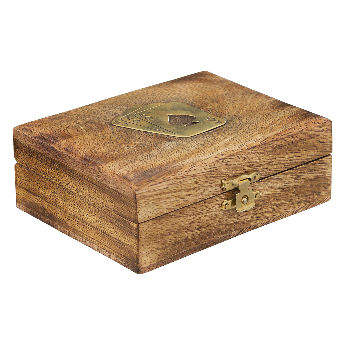 Card games Odile" Mango wood, 12x4 cm