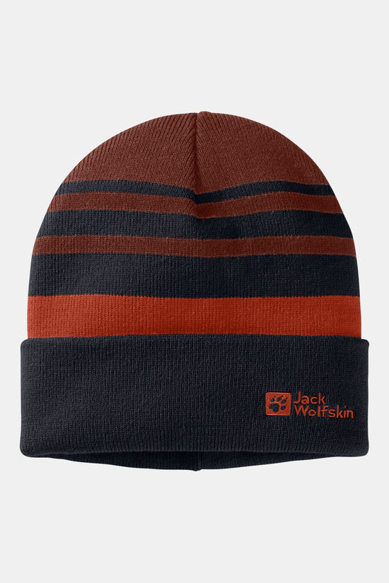 Jack Wolfskin Stripy Knit Beanie Muts Junior