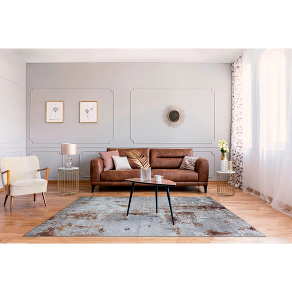 Teppich »Lago«, 160x230 cm grau-rost
