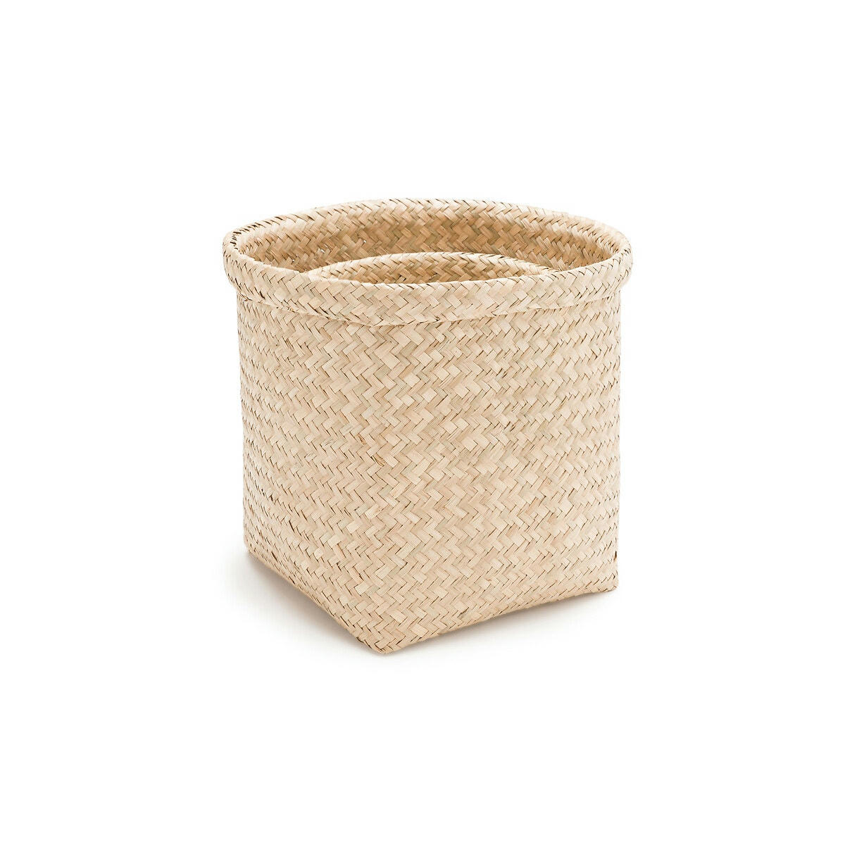 Lot de 2 paniers en herbier tressé, Rotiny