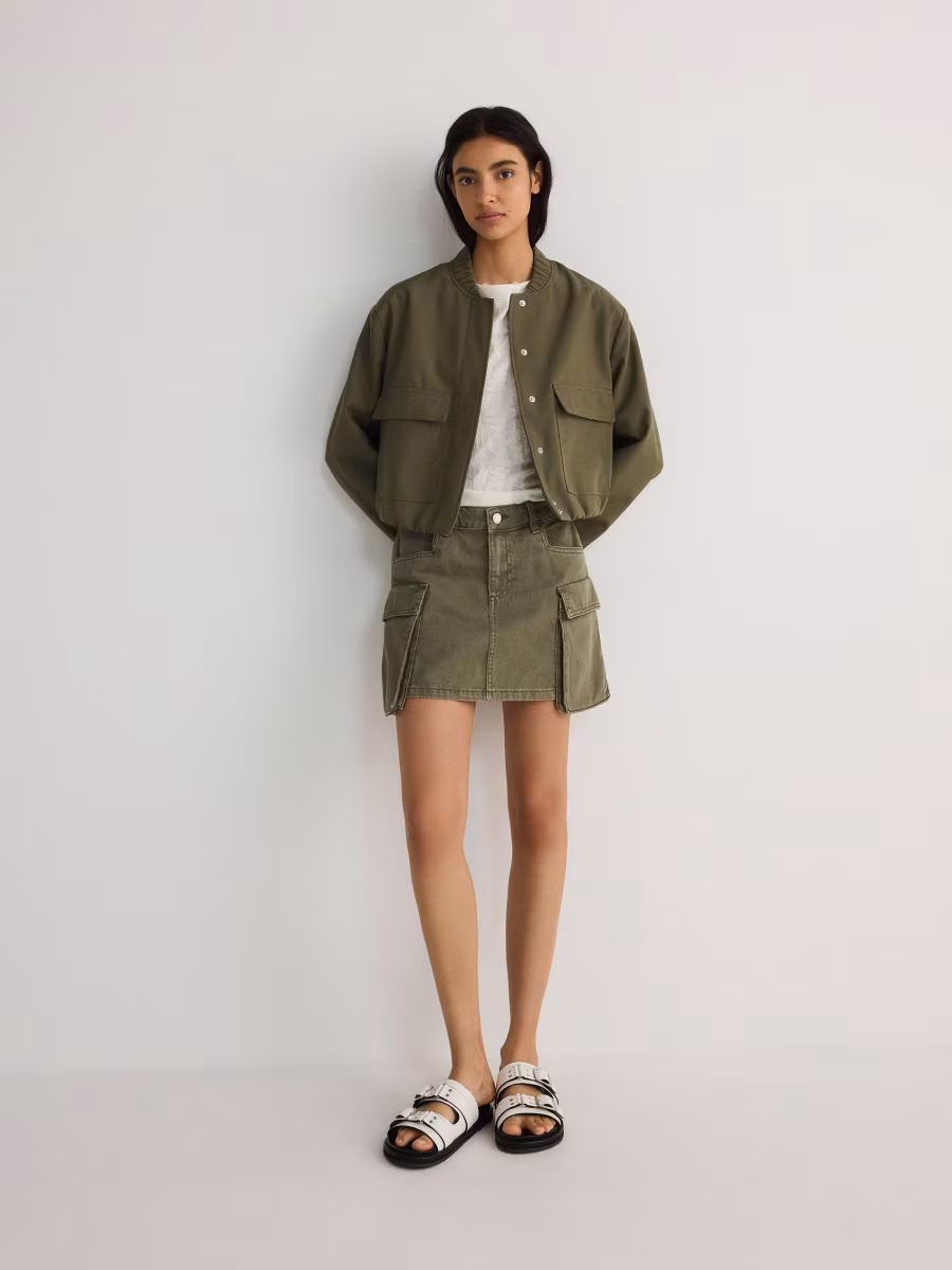 Skirt With Cargo Pockets