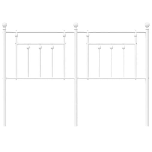 NNEVL Metal Headboard White 152 cm