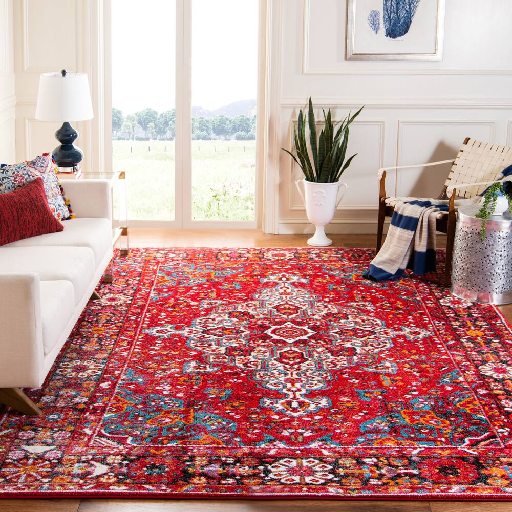 Safavieh Vintage Hamadan 222 Hamadan Rug, Red/Multi