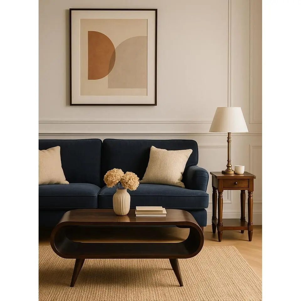 Artisan Furniture Massief hout Open salontafel in Californisch walnoot