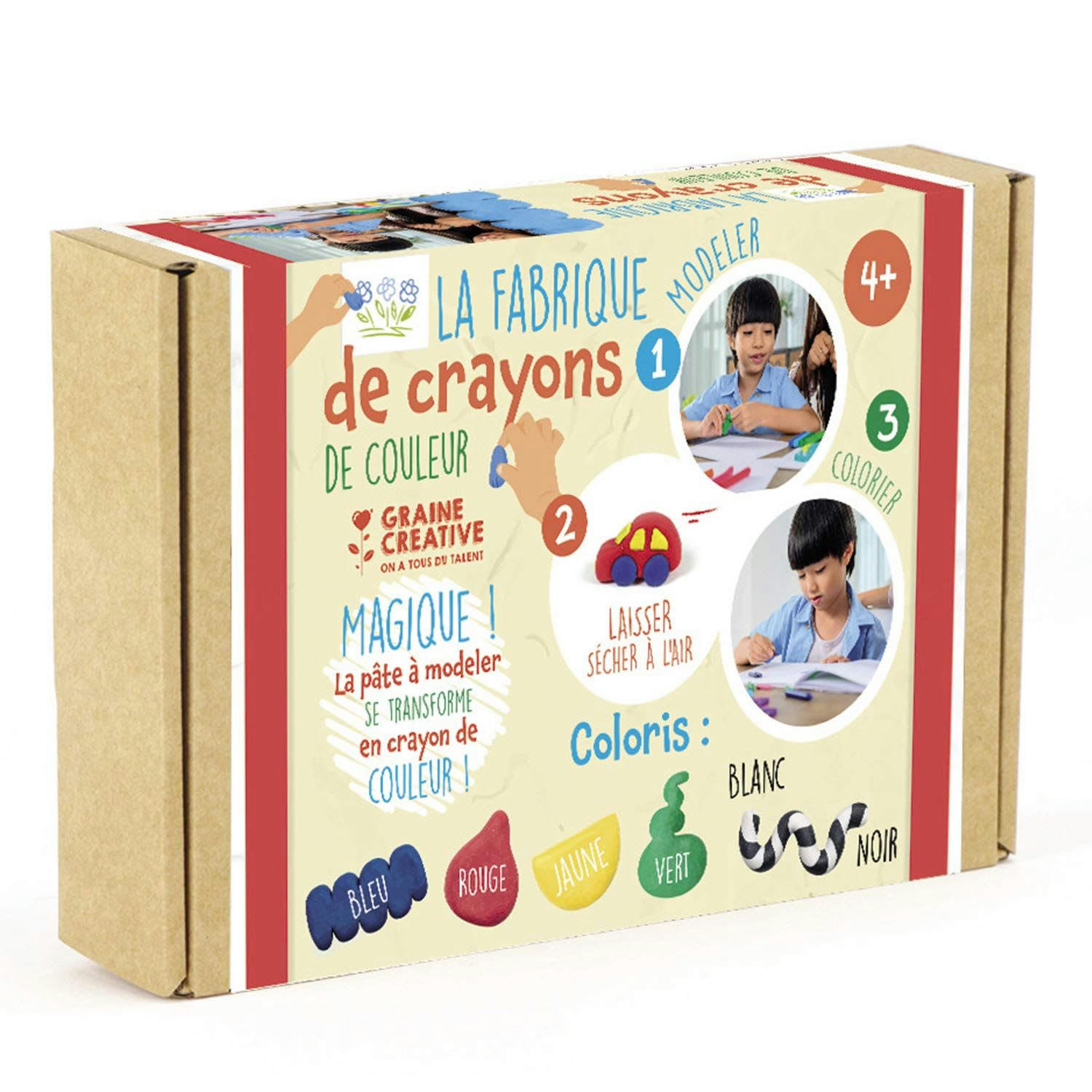 - Coffret DIY je fabrique mes crayons de couleurs