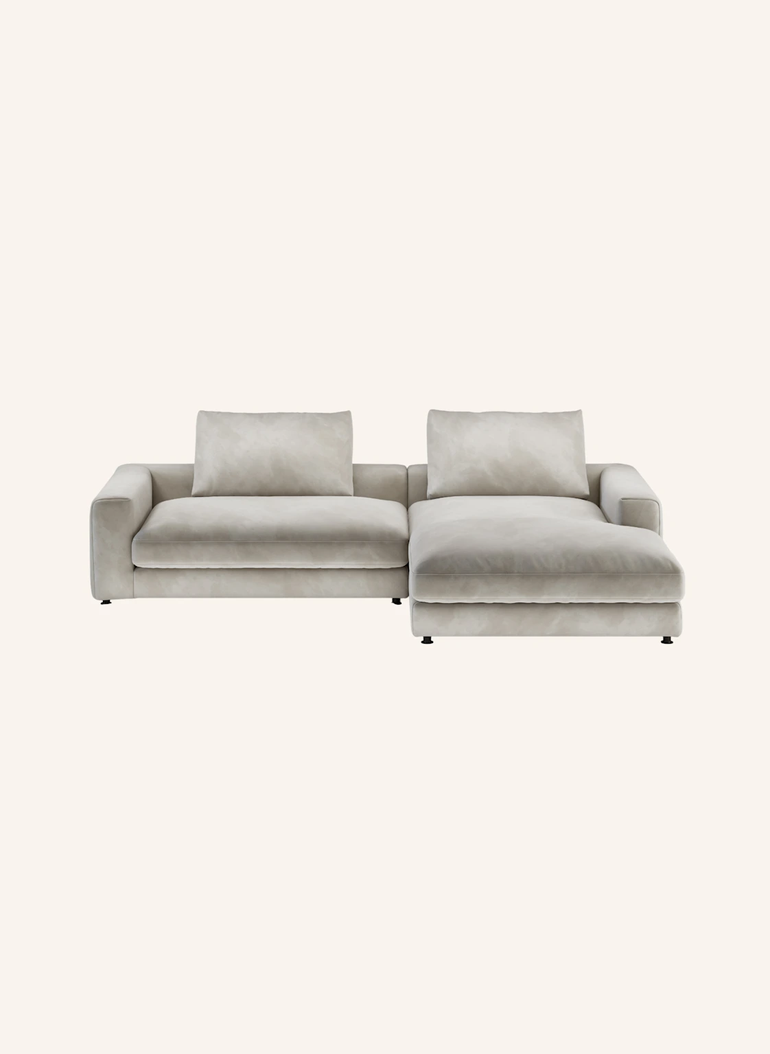 nydo Ecksofa XL MOSLER, rechts, Velours