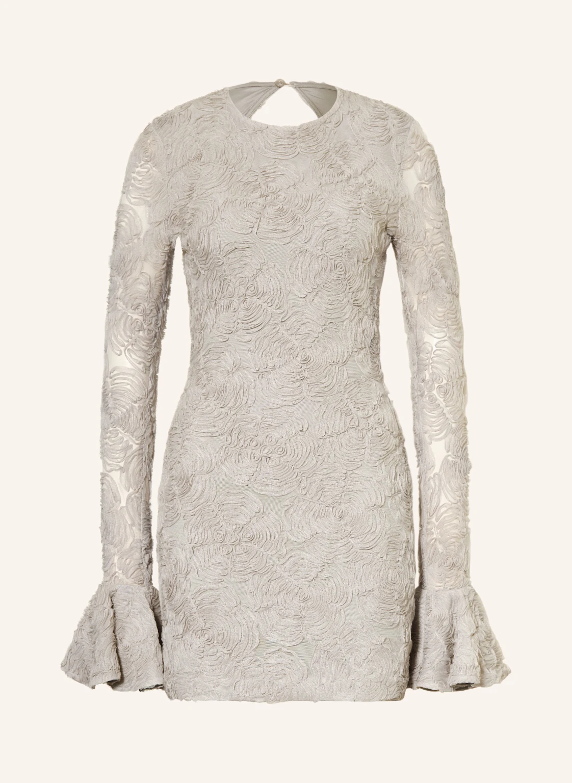 ROTATE Mesh-Kleid mit Volants