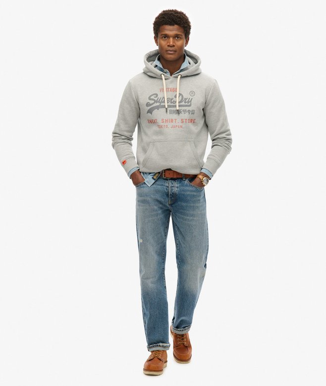 Vintage Logo Heritage Relaxed Hoodie