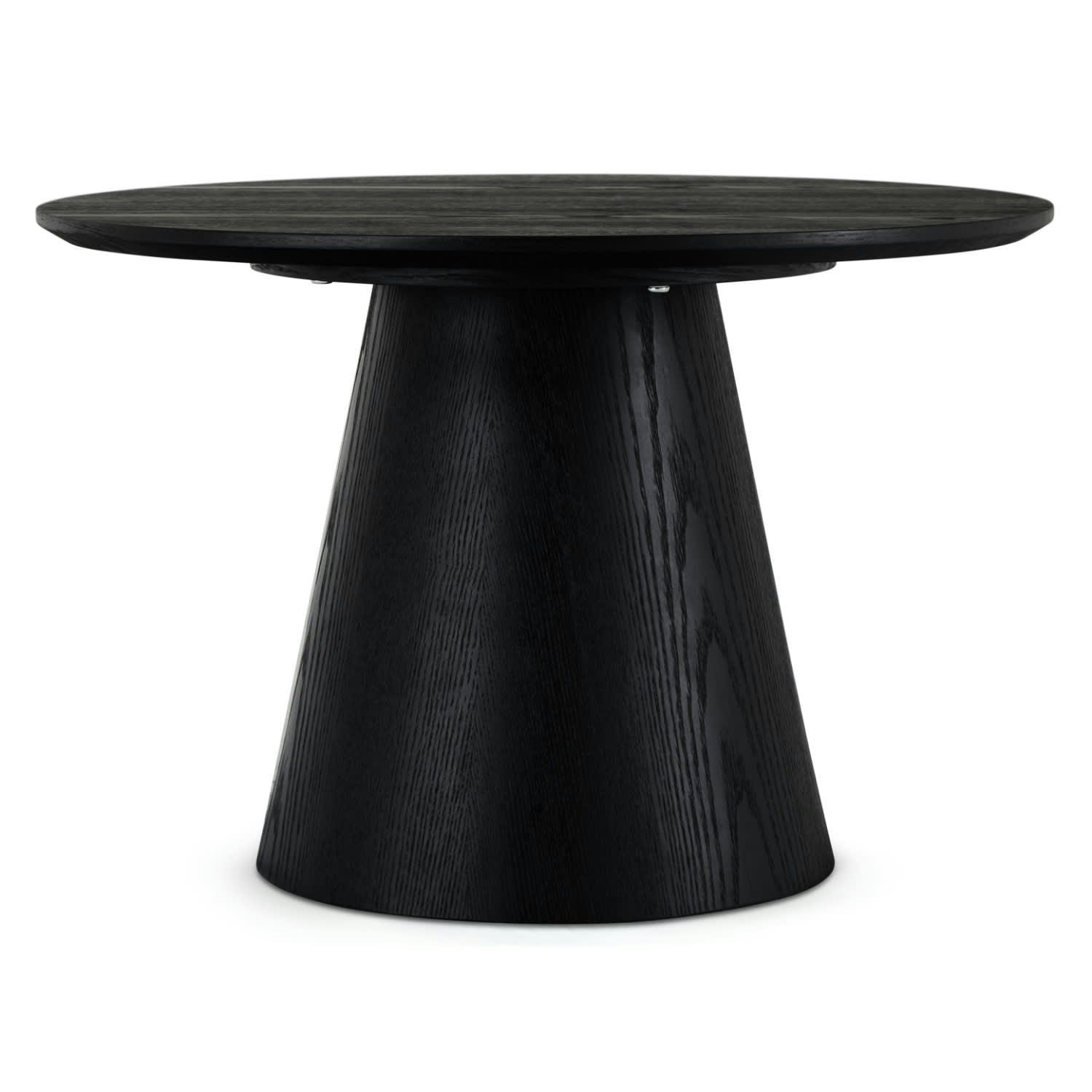 TANGO - Table basse ronde style scandinave noir
