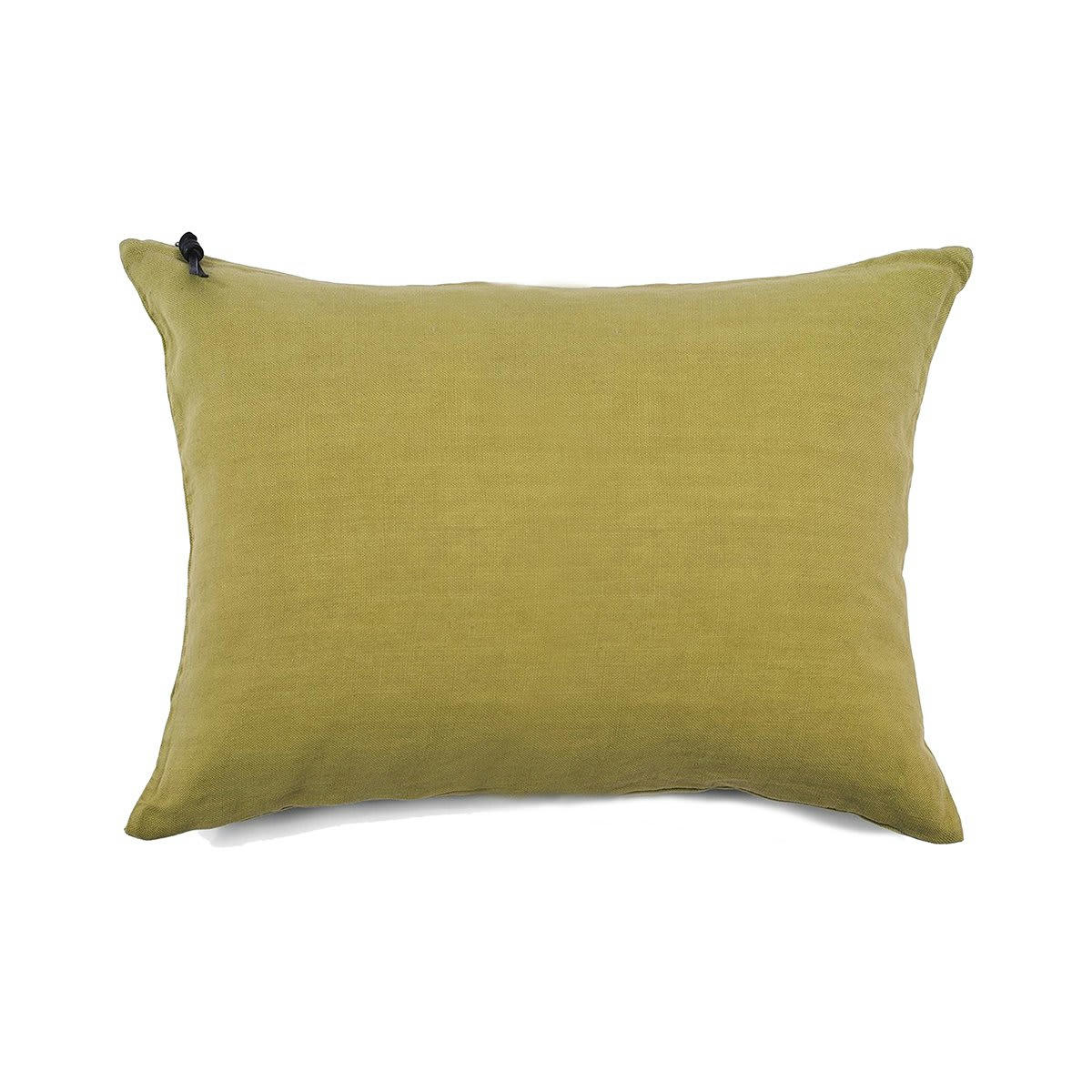 L'ESSENTIEL - L'ESSENTIEL - Coussin Lin pur lavé  Vert Citron 40x60